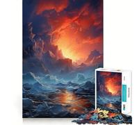Puzzle "L'ultimo iceberg" per ragazzi, 1000 pezzi, gioco cognitivo, hobby tranquillo, bordo premium, regalo di Natale 50x75cm