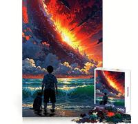 Puzzle "L'ultimo tramonto" da 1000 pezzi per adulti, gioco di logica e abilità, calma e relax, taglio preciso, regalo affettuoso 38x52cm