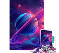 Puzzle Lumino Saturno da 1000 pezzi per adolescenti: difficile e stimolante ma divertente e spiritoso Giocattolo decorativo da parete adatto a ragazzi dai 14 anni in su (50x75cm)