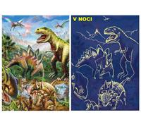 Puzzle luminoso mondo dei dinosauri 100 XL pezzi