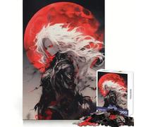 Puzzle "Luna di Sangue" da 1000 pezzi per adolescenti, gioco di logica stimolante, attività per la casa, bordi trasparenti, regalo prezioso 38x52cm