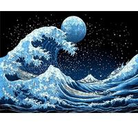 Puzzle luna onde - Puzzle 1500 Pezzi per Adulti - Puzzles Giochi Rilassamento Intelligence - Bene Confezionamento Scatola - Stampa Alta Definizione Colori Brillanti - Puzzles Legno Impegnativi s7h-139