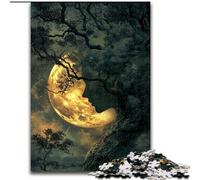 Puzzle Luna Piena per Adulti 1000 Puzzle, Giochi Divertenti Ogni Pezzo è Unico - Gioco Divertente e Sfidante per la Famiglia (26x38cm)