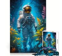 Puzzle "Luogo magico degli astronauti" da 1000 pezzi, esercizio per la mente, passatempo rilassante, taglio di precisione, regalo di Natale unico (38x26cm)