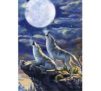 Puzzle Lupi alla luna piena 1000 pezzi