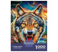 Puzzle Lupo 1000 Pezzi | Difficile E Sfidante | Giochi Di Puzzle E Decorativo Per Casa 70x50cm/1000pcs