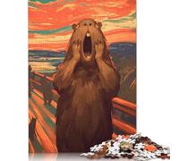 Puzzle "L'urlo del capibara" da 1500 pezzi per adulti, puzzle antistress, regalo per adulti, per donne e uomini, 1500 pezzi (85x57 cm)