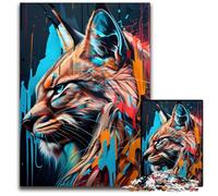 Puzzle LYNX Panorama Set Left da 1000 pezzi per adulti, puzzle in cartone, regalo perfetto per l'arredamento della casa e per il divertimento delle feste, 26X38cm/10,23x14,96 pollici