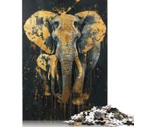 Puzzle "Maestà Dorata", rompicapo in cartone riciclato al 100% per bambini e adulti dai 12 anni in su, regali per la festa del papà, 1000 pezzi (26x38 cm)