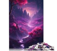 Puzzle Magenta Fantasy Nature da 520 pezzi, giocattolo Relax Challenge, puzzle difficili per donne e uomini, 520 pezzi (52x38 cm)