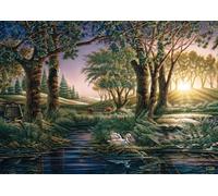 Puzzle Magia del mattino al lago 1000 pezzi