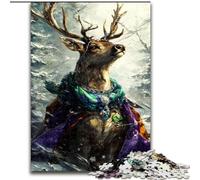 Puzzle Magic Deer per adulti da 1000 pezzi, un'offerta impegnativa e difficile da regalare a tutta la famiglia (50x75cm)