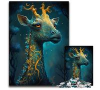 Puzzle Magic Giraffe da 1000 pezzi per adulti, regalo perfetto per genitori, amanti e amici - età 14+, 50x75CM/19,68x29,52 pollici
