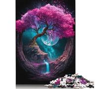 Puzzle Magic Tree Full Moon da 1500 pezzi, puzzle colorati, regali per uomini e bambini dai 12 anni in su, 1500 pezzi (85x57 cm)