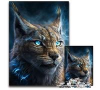 Puzzle Magical Lynx per adulti, 1000 pezzi, puzzle in cartone per adulti, gioco interattivo per famiglie, 26X38CM/10,23x14,96 pollici
