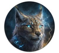 Puzzle Magical Lynx per adulti, 1000 pezzi, puzzle in cartone per adulti, Relax & Challenge, decorazioni per la casa colorate, amici, 67,5x67,5 cm