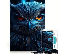 Puzzle magico a forma di gufo per ragazzi, 1000 pezzi, gioco di logica stimolante, silenzioso, con bordi nitidi, regalo elegante (38x52cm)