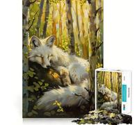 Puzzle magico a tema fiaba della Volpe Bianca per adulti,1000 pezzi,gioco stimolante per la mente,dimensioni uniformi,pezzi precisi,ideale da portare in viaggio,regalo perfetto per allenare la mente