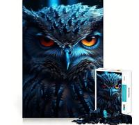 Puzzle magico del gufo da 1000 pezzi per ragazzi, gioco intelligente, momento di relax, assemblaggio di immagini, regalo adorabile (50x75cm)