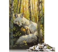 Puzzle magico delle fiabe della Volpe Bianca con immagini personalizzabili, 100% in cartone riciclato per bambini dai 12 anni, 1000 pezzi (26x38 cm)