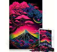 Puzzle magico giapponese con fiori di ciliegio, 1000 pezzi, ideale per ragazzi, stimola la capacità di ragionamento, offre un divertimento leggero, ha bordi netti ed è un regalo perfetto (38x26cm)