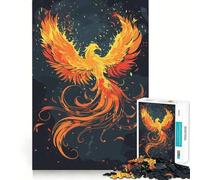 Puzzle magico Phoenix da 1000 pezzi per adulti, stimola la memoria, allevia lo stress, assembla e crea un'atmosfera magica, regalo di Natale (38x52cm)