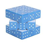 Puzzle Magico Tattile del di velocità Braille 3x3 per Ipovedenti e Non Vedenti Leggero e Portatile Rotazione e Gioco Fluido per Non Vedenti Debolezza Visiva