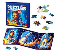 Puzzle Magnetici,12-16-20 Pezzi Puzzle di Viaggio per Bambini 3 4 5 Anni,Giocattoli da Viaggio per Bambini in Macchina Aereo, Regali di Compleanno per Ragazze e Ragazzi