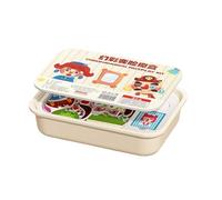 Puzzle Magnetici | Gioco Da Tavolo In Legno Magnetico con Scatola Di Immagazzinaggio - Giocattolo Educativo Materno 3-6 Anni - Ragazze Ragazzi