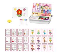 Puzzle magnetici, gioco da viaggio con doppio lato, giocattolo educativo for l'apprendimento, nuovo set di matematica magnetica del 2026, migliora la creatività e l'apprendimento.(Women)
