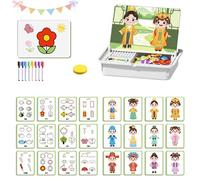 Puzzle magnetici, gioco da viaggio con doppio lato, giocattolo educativo for l'apprendimento, set di matematica magnetica, sicuro e durevole, migliora la creatività e l'apprendimento.(Costume)