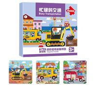 Puzzle Magnetici per Bambini Giochi di Viaggio Educativi per Piccoli