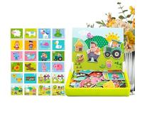 Puzzle Magnetici per Bambini,Giochi Educativi | Puzzle Fattoria Giocattoli Attivita Bambini,per e Ragazzi Asilo Scuola a Casa Aula Sala Giochi Viaggio in Auto Compleanno Vacanza