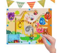 Puzzle Magnetico - Animali E Veicoli Board Giocattoli per | per Bambini In Età Prescolare Ragazze A Casa Giocando sul Tour Facile Trasportare Attività di apprendimento Viaggi Act