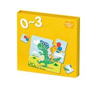 Puzzle Magnetico - Attività di Interazione tra Genitore e Figlio | Puzzle Magnetico Educativo da Viaggio per Apprendimento | Per Bambini Maschi E Femmine Di Età Compresa Tra 0 E 6 Anni