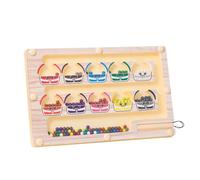 Puzzle magnetico colori e numeri - Giocattolo educativo | Tavola di labirinto magnetico colori numeri - Per 3-6 anni sviluppo della concentrazione logica regali per calze