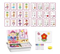 Puzzle magnetico da viaggio, puzzle con stoccaggio compatto | Bambole per vestiti per bambini e ragazzi per interni, feste, compleanni, scuola, aula, viaggi e casa