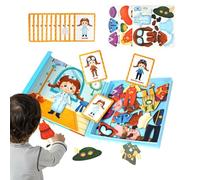 Puzzle Magnetico Di Vestizione | Puzzle Magnetici con Personaggi,Gioco Di Vestire Magnetico | Per Bambini Di 3-6 Anni, Per Compleanno, Natale, Scuola Materna, Aula E Viaggio