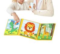 Puzzle Magnetico, Educativo Portatile Per La Scuola E La Scuola Scuola,Puzzle Per Bambini In Spostamento - Per Il Coordinamento Occhio Mano E Le Abilità