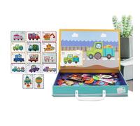 Puzzle Magnetico - Giocattoli educativi a doppia faccia,Puzzle magnetico creativo | per l'apprendimento prescolare, ragazzi, ragazze, sala da pranzo, adulti, viaggi,