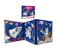 Puzzle magnetico, giocattolo da viaggio compatto, giochi educativi per bambini in età prescolare, divertimento in viaggio, intrattenimento aereo, attività auto, giochi educativi portatili, allenamento