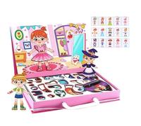 Puzzle magnetico, gioco di ruolo bilaterale, facce vestire puzzle, Per bambini ragazze adolescenti famiglia scuola scuola casa lezioni