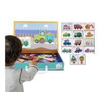 Puzzle Magnetico,Gioco Educativo A Doppia Faccia - Puzzle Magnetico Di Travestimento | Per Bambini In Età Prescolare, Ragazzi, Adolescenti, Apprendimento, Asilo, Adulti, Viaggio, Ragazze, Aula