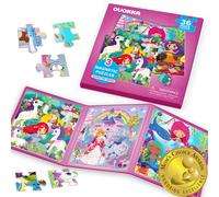 PUZZLE MAGNETICO PER BAMBINI 3-5 ANNI GIOCO DA VIAGGIO 36 PEZZI DIVERTENTE EDUCA