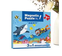 Puzzle Magnetico - Sistema Di Puzzle Magnetico Per I Piccoli, Giocattolo Da Viaggio Portatile, Gioco Di Interazione Genitore-figlio, Attività Di Viaggio Sulla Strada Per Due A Sei Anni | Ragazzi