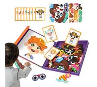 Puzzle Magnetico Vestiti - Gioco DIY per Bambini 3-6 Anni | Puzzle Educativo | Abilità Motorie, Gioco di Finzione, Classe, Viaggio, Regalo Compleanno & Natale