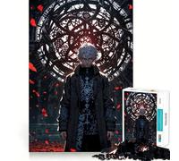 Puzzle "Mago Mistico in un Tempio Antico" per Adolescenti, 1000 Pezzi, Gioco Mentale, Tempo Libero, Divertimento, Taglio Premium, Regalo Premuroso (50x75cm)