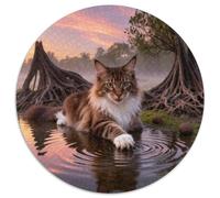 Puzzle Maine Coon 1000 Pezzi Per Bambini E Adulti, Allenamento Cerebrale Accessibile E Divertente Puzzle Con Mangrove Forest, Regalo Per Adulti E Ragazzi 1000pcs (67.5x67.5cm)