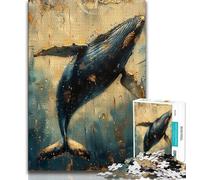 Puzzle Majestic Fantasy Whale 1000 pezzi puzzle per adulti regalo per tutta la famiglia adatto per e 14 (50x75cm)