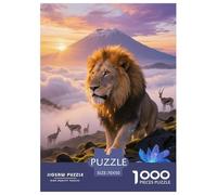 Puzzle Male Lion 1000 Pezzi Per Bambini E Adulti, Rompicapo Con Sea of Clouds, Divertimento in Famiglia, Regalo Per Bambini E Adulti 70x50cm/1000pcs